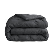 Couette en mousseline de coton Deluxe Zelesta - Anthracite