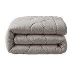 Couette Zelesta Special Flannel Luxe - Taupe et Gris