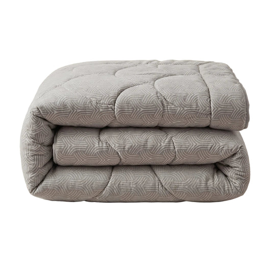 Couette Zelesta Special Flannel Luxe - Taupe et Gris