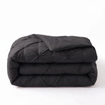 Zelesta Everyday Pintuck Duvet - Black