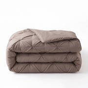 Zelesta Everyday Pintuck Duvet - Taupe