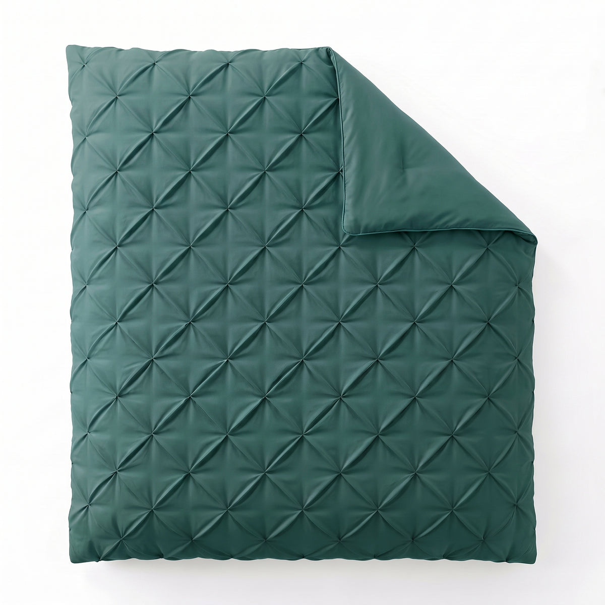 Zelesta Everyday Pintuck Duvet - Sea Green