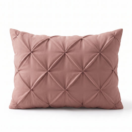 Zelesta Everyday Pintuck Pillowcase Set Of 2 - Dusty Pink