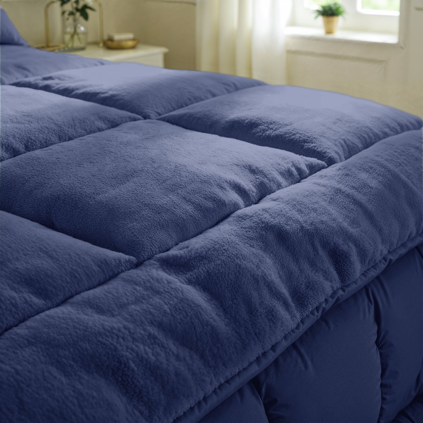 Zelesta Special Teddy Bettdecke - Marineblau