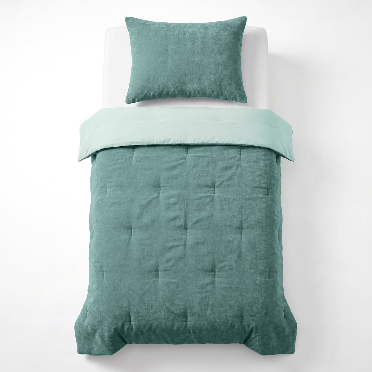 Zelesta Special Kids Chenille Couette - Vert Marin