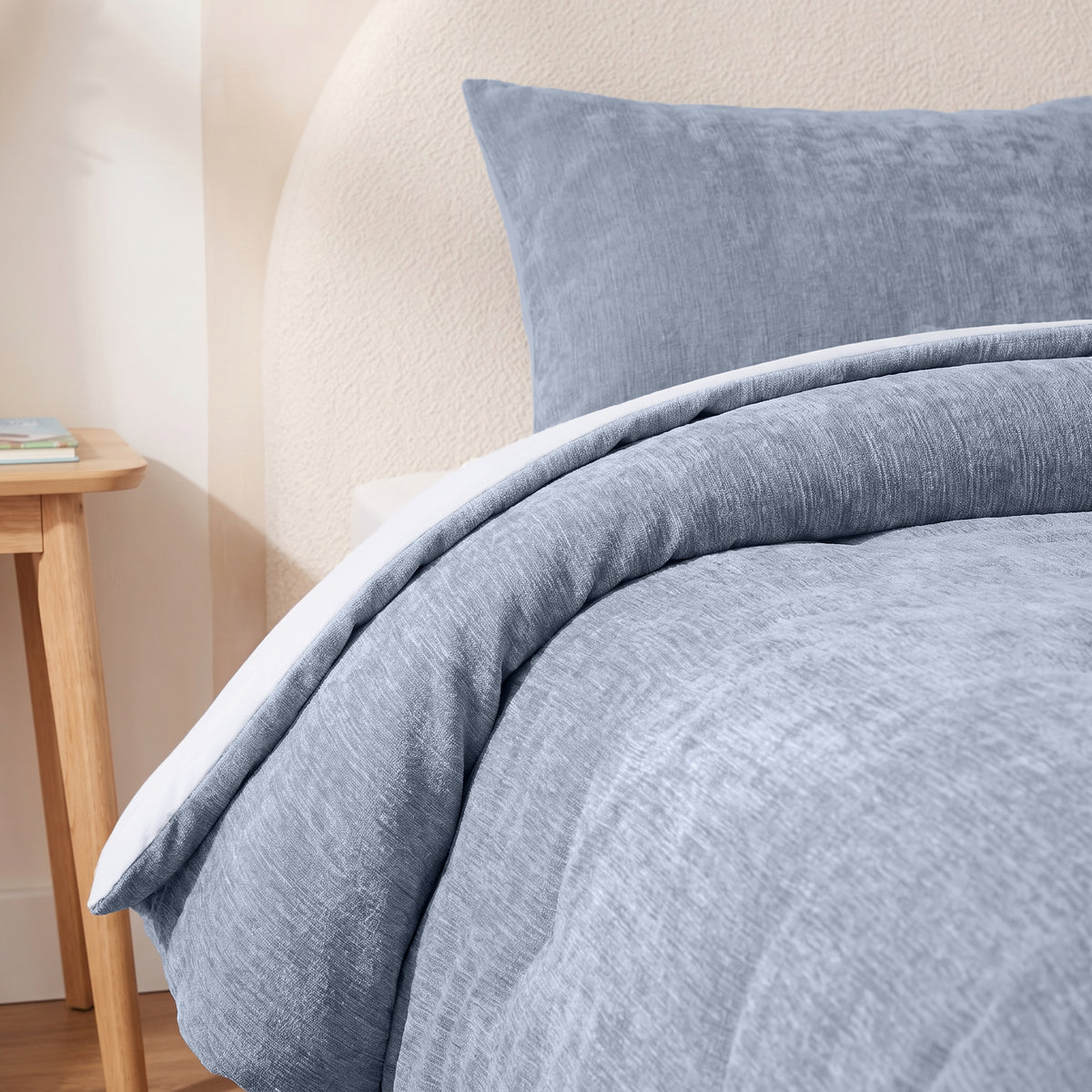 Zelesta Special Kids Chenille Bettdecke – Eisblau