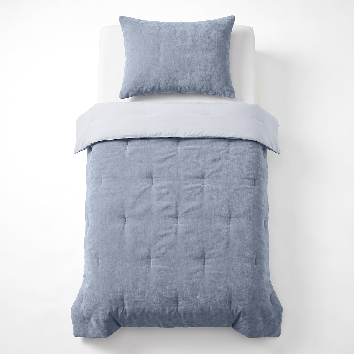 Zelesta Special Kids Chenille Bettdecke – Eisblau