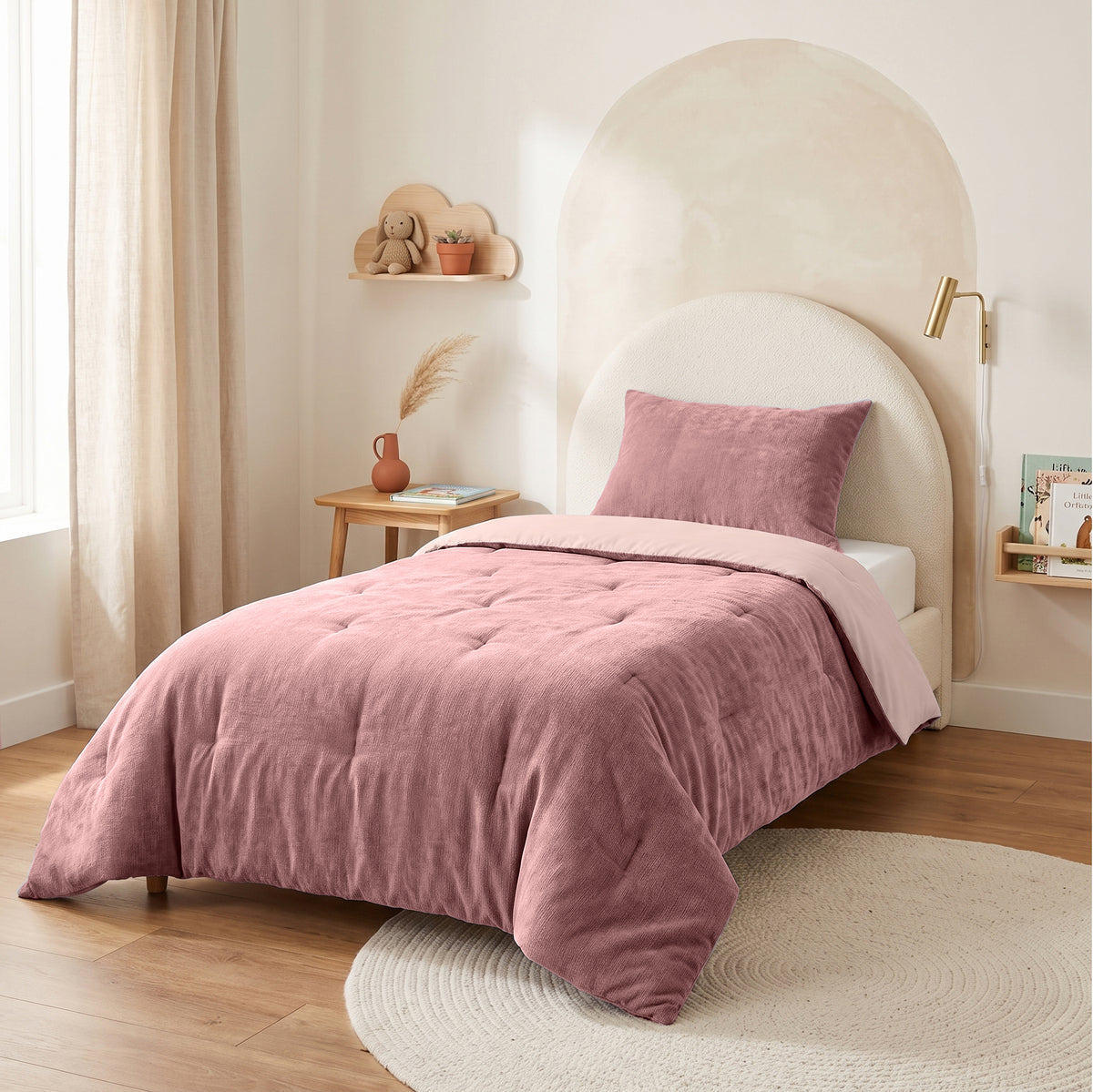 Zelesta Special Kids Chenille Couette - Rouge Doux