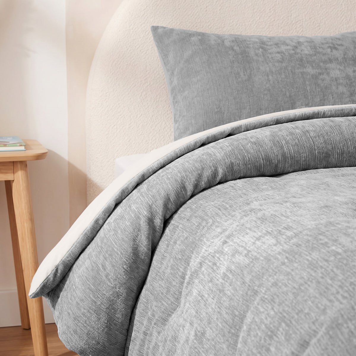 Zelesta Special Kids Chenille Bettdecke – Dunkelgrau