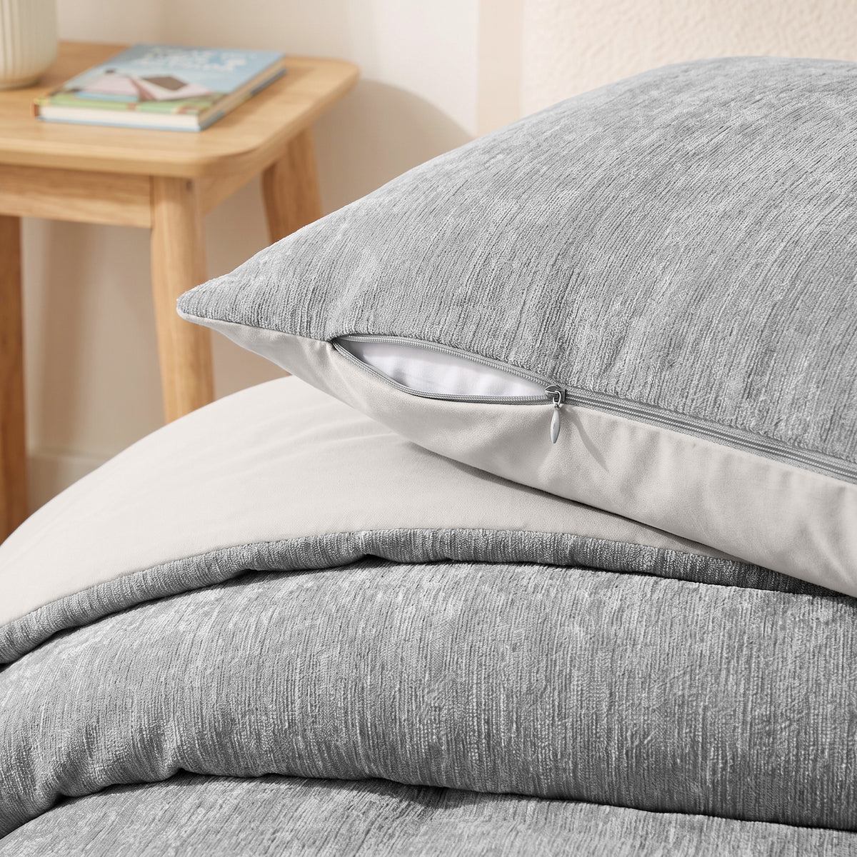 Zelesta Special Kids Chenille Bettdecke – Dunkelgrau