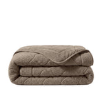 Zelesta Special Teddy Chenille Bettdecke – Dunkeltaupe