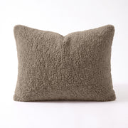 Zelesta Special Teddy Chenille Kissenbezüge Set Von 2 – Dunkeltaupe