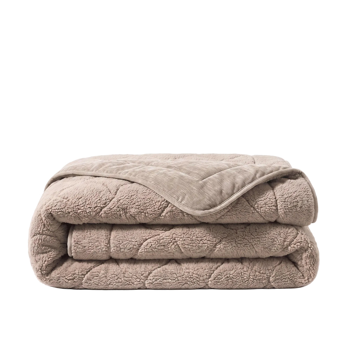 Zelesta Special Teddy Chenille Bettdecke – Altrosa
