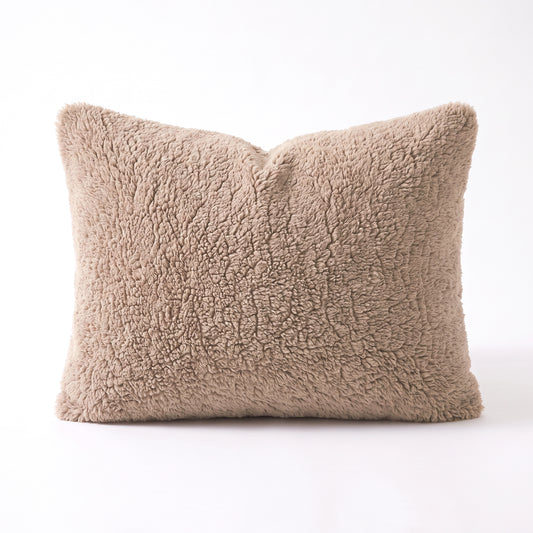 Zelesta Special Teddy Chenille Kissenbezüge Set Von 2 – Altrosa