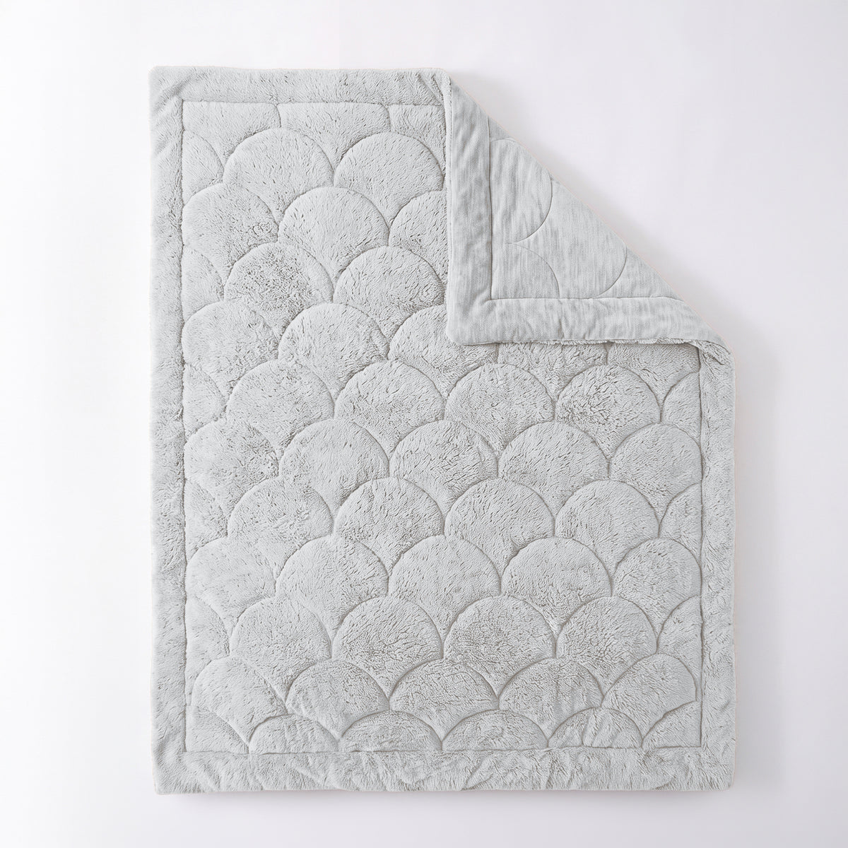 Zelesta Special Teddy Chenille Bettdecke – Grau