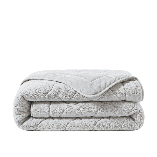 Zelesta Special Teddy Chenille Bettdecke – Grau