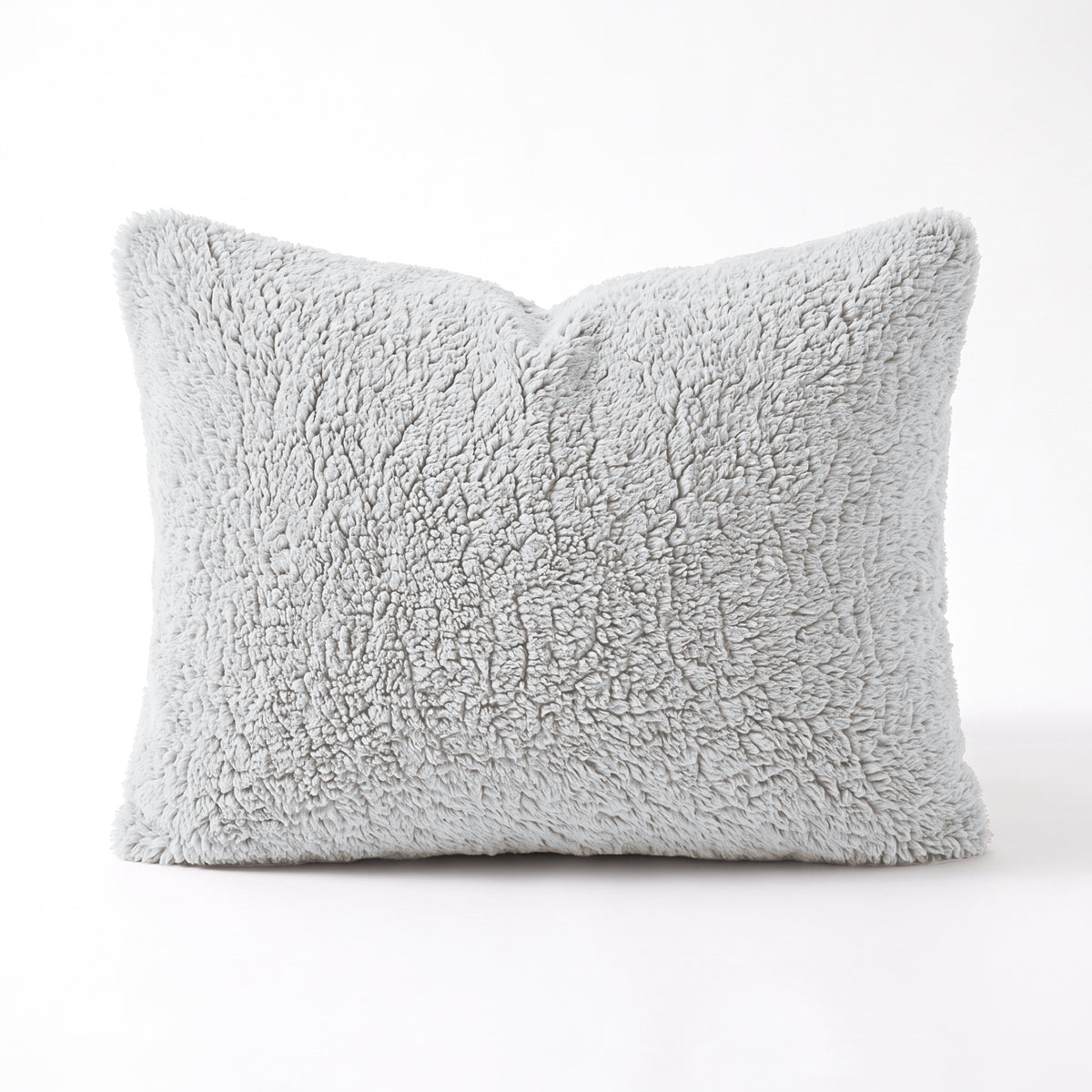Zelesta Special Teddy Chenille Taies d'oreiller Lot de 2 - Gris