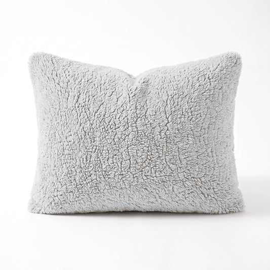 Zelesta Special Teddy Chenille Kissenbezüge Set Von 2 – Grau