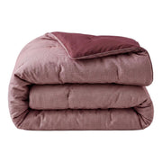 Zelesta Special Gaufrée en Percale Couette - Mix Bordeaux
