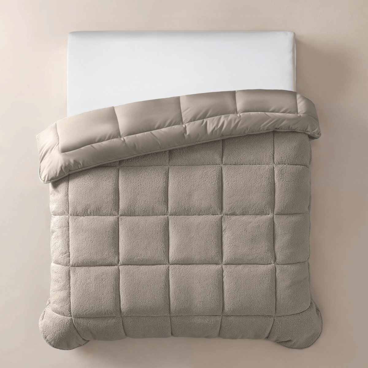 Couette spéciale Zelesta Teddy - Taupe