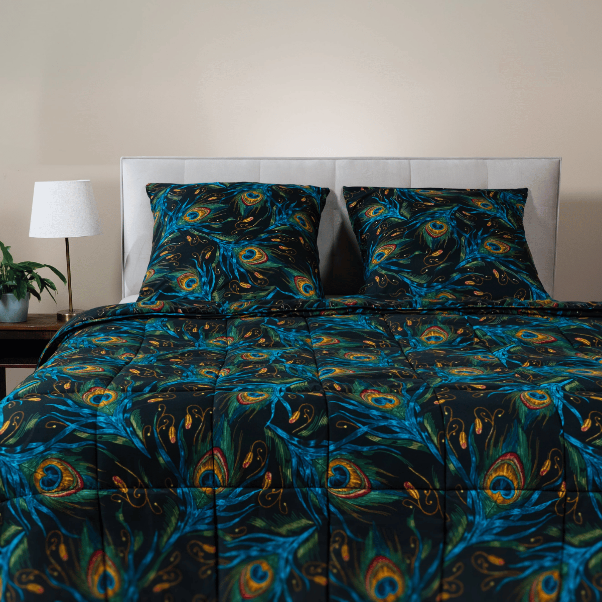 Couette Zelesta Comfort Design - Plumes de Paon