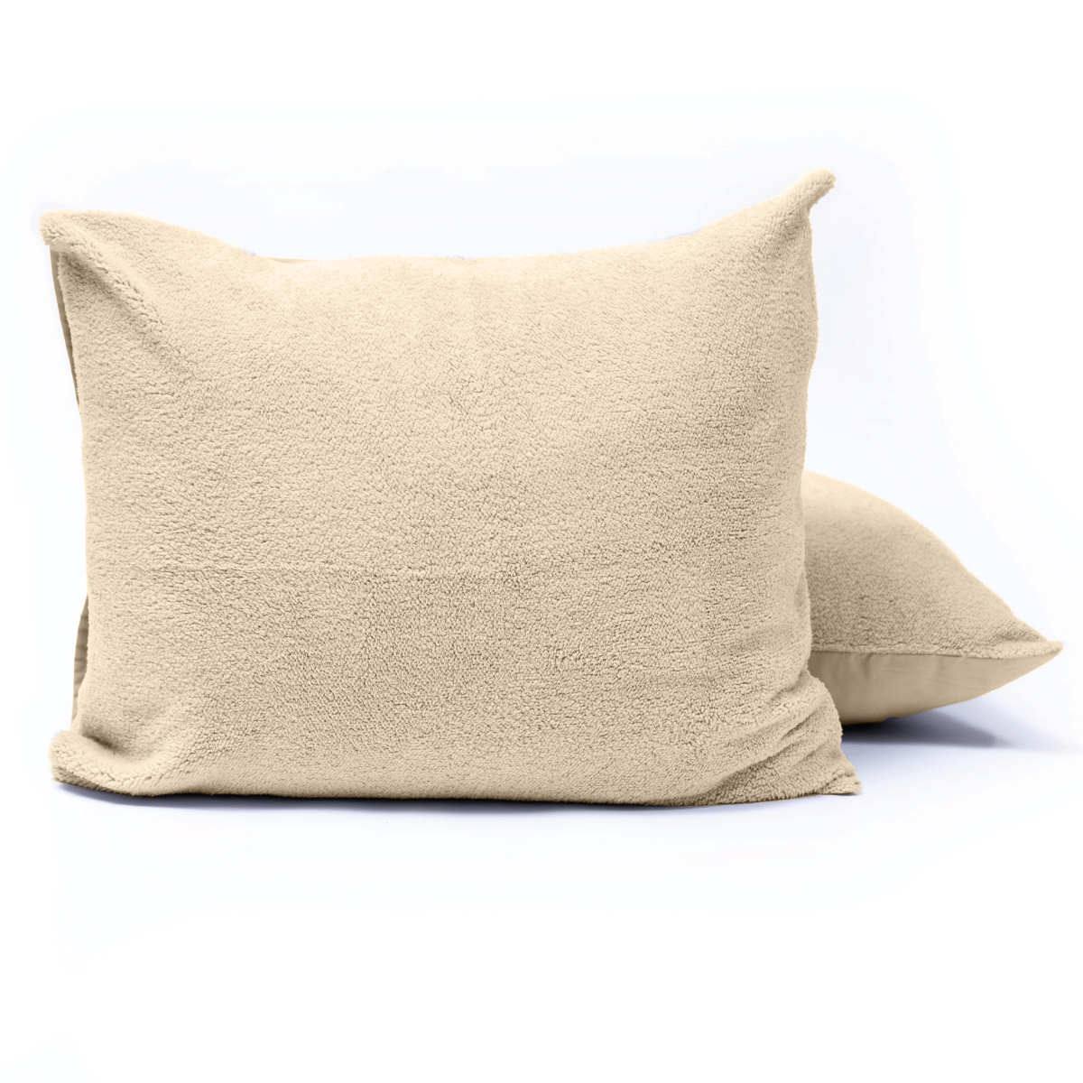 Ensemble de 2 taies d'oreiller Zelesta Teddy - Taupe