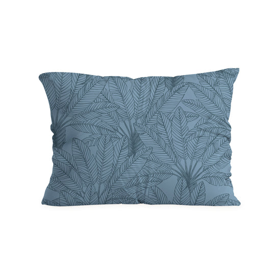 Zelesta Comfort Design Seamless Pillowcase Set Of 2 - Botanical Line Art Blue