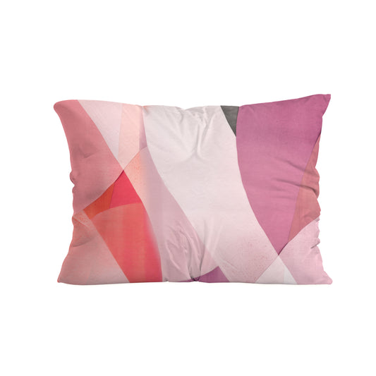 Zelesta Comfort Design Seamless Pillowcase Set Of 2 - Colour Block Pink