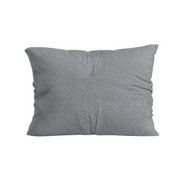 Zelesta Comfort Structure Seersucker Kissenbezug-Set, 2 Stück – Grau