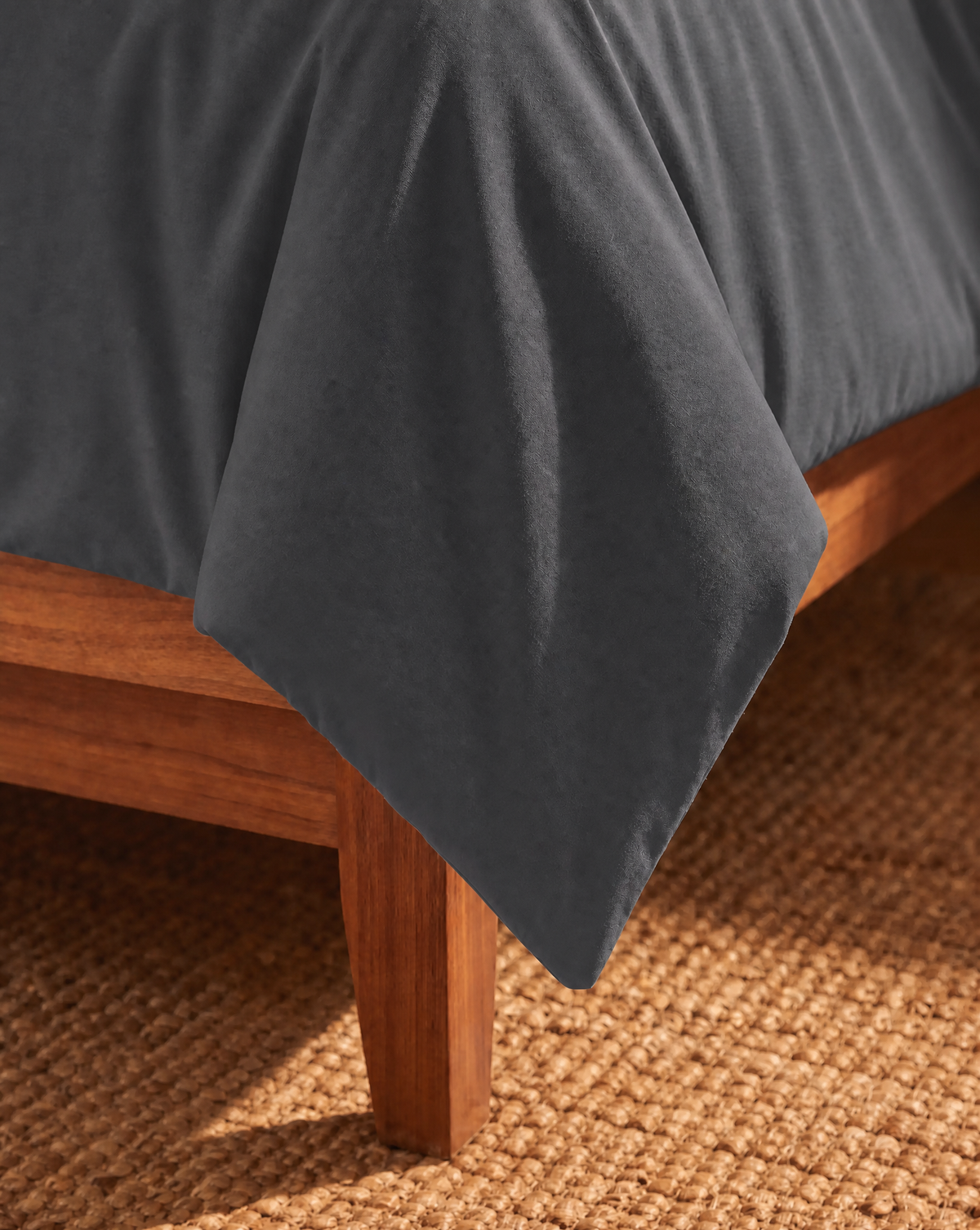 Zelesta Comfort Duo Nahtlose Bettdecke - Grau & Anthrazit
