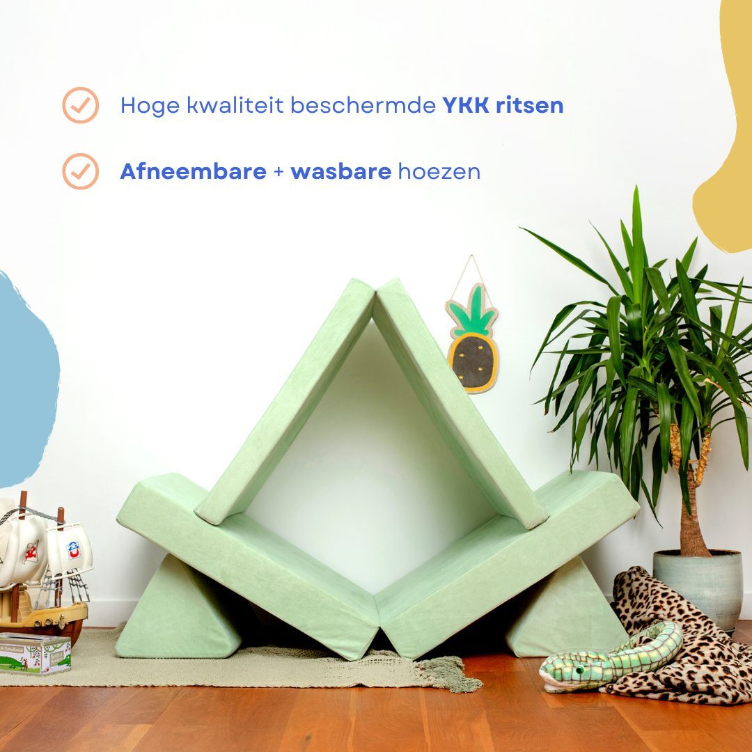 Zelesta Baaap - The Beloved Play Couch - Cream Corduroy image