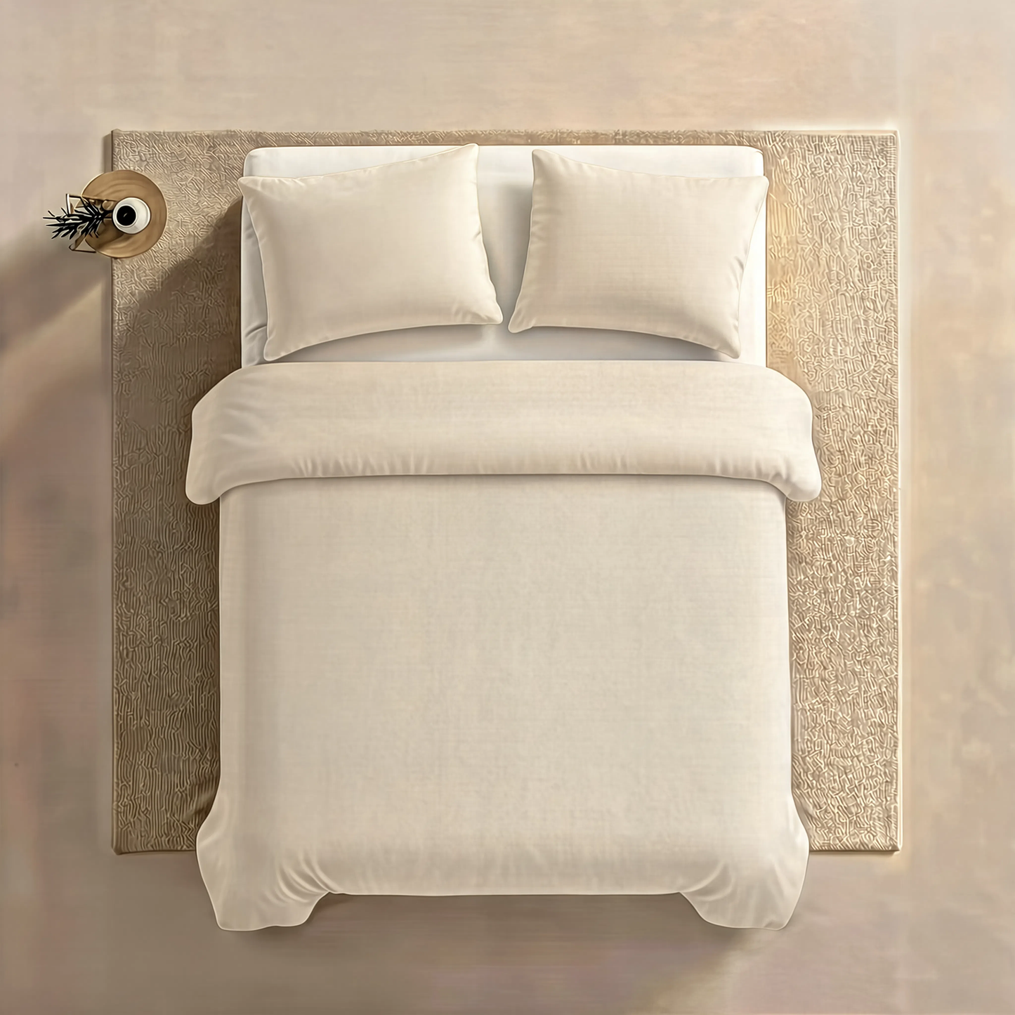 Zelesta Comfort Uni Nahtlose Bettdecke - Beige