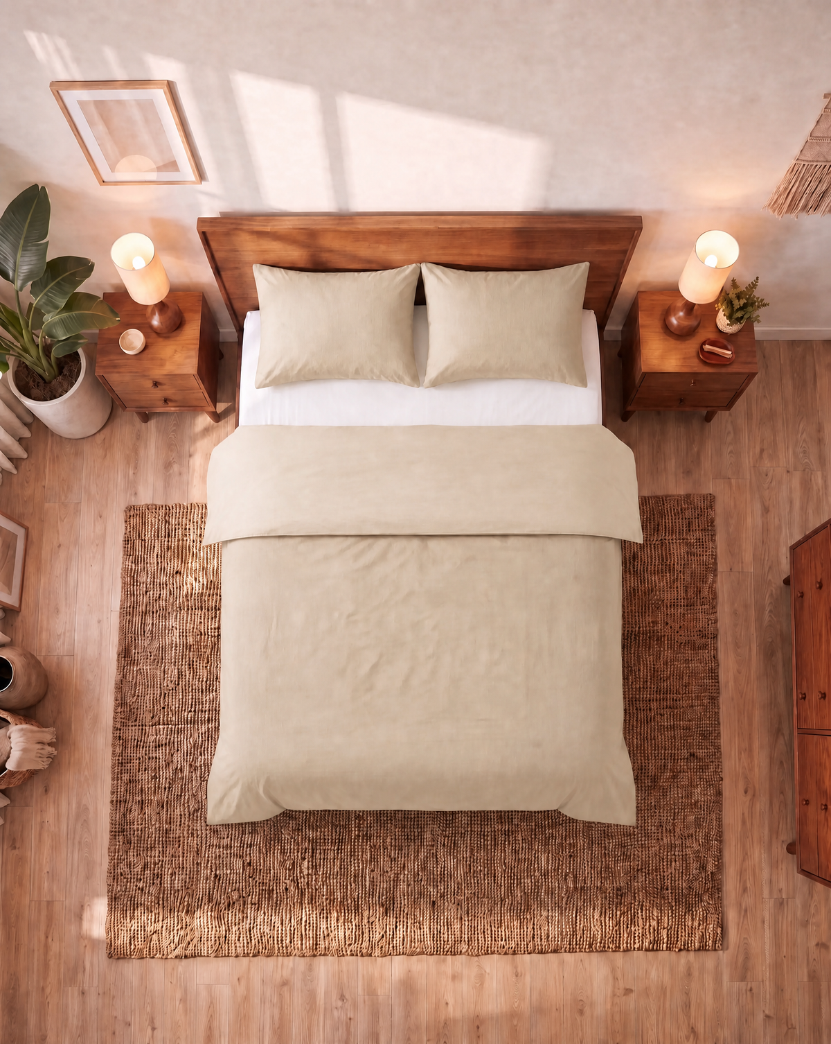Zelesta Comfort Uni Nahtlose Bettdecke - Beige