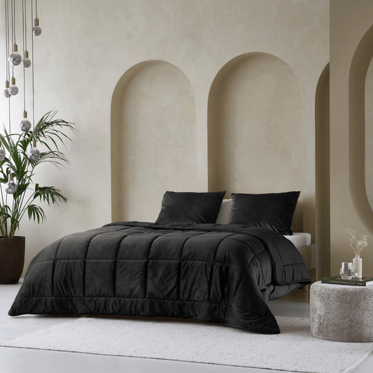 Zelesta Special Velvet Duvet - Noir
