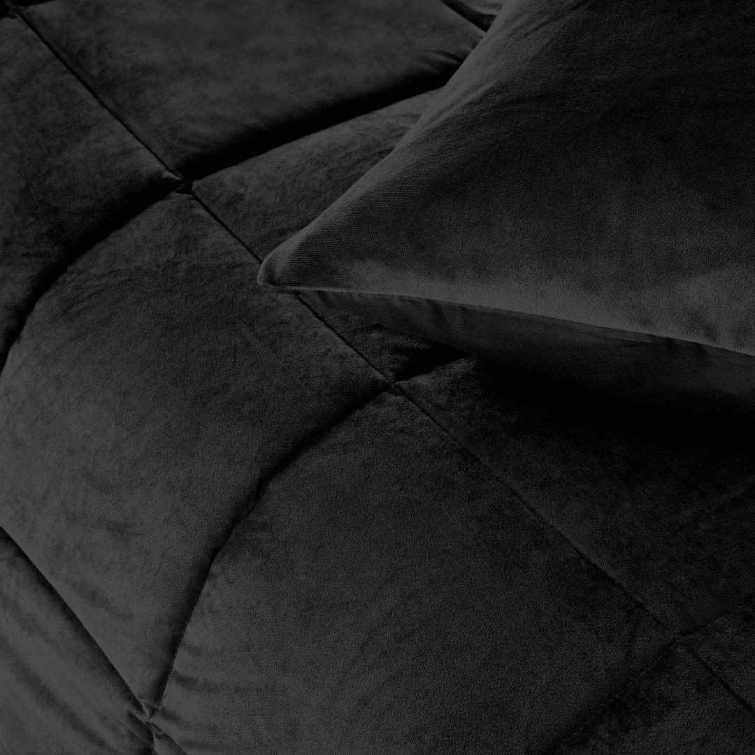 Zelesta Special Velvet Duvet - Noir