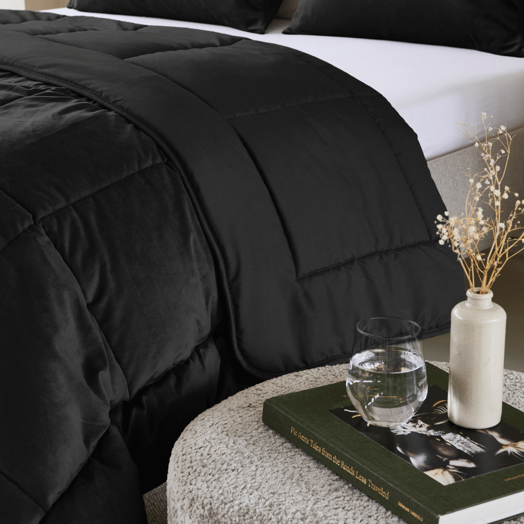 Zelesta Special Velvet Duvet - Noir