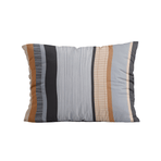 Ensemble de 2 taies d'oreiller Zelesta Comfort Design - Rayures bleues