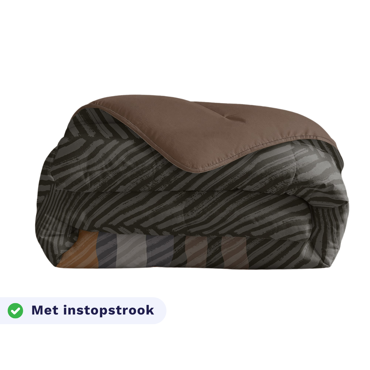 Zelesta Comfort Design Duvet - Brown Stripes image