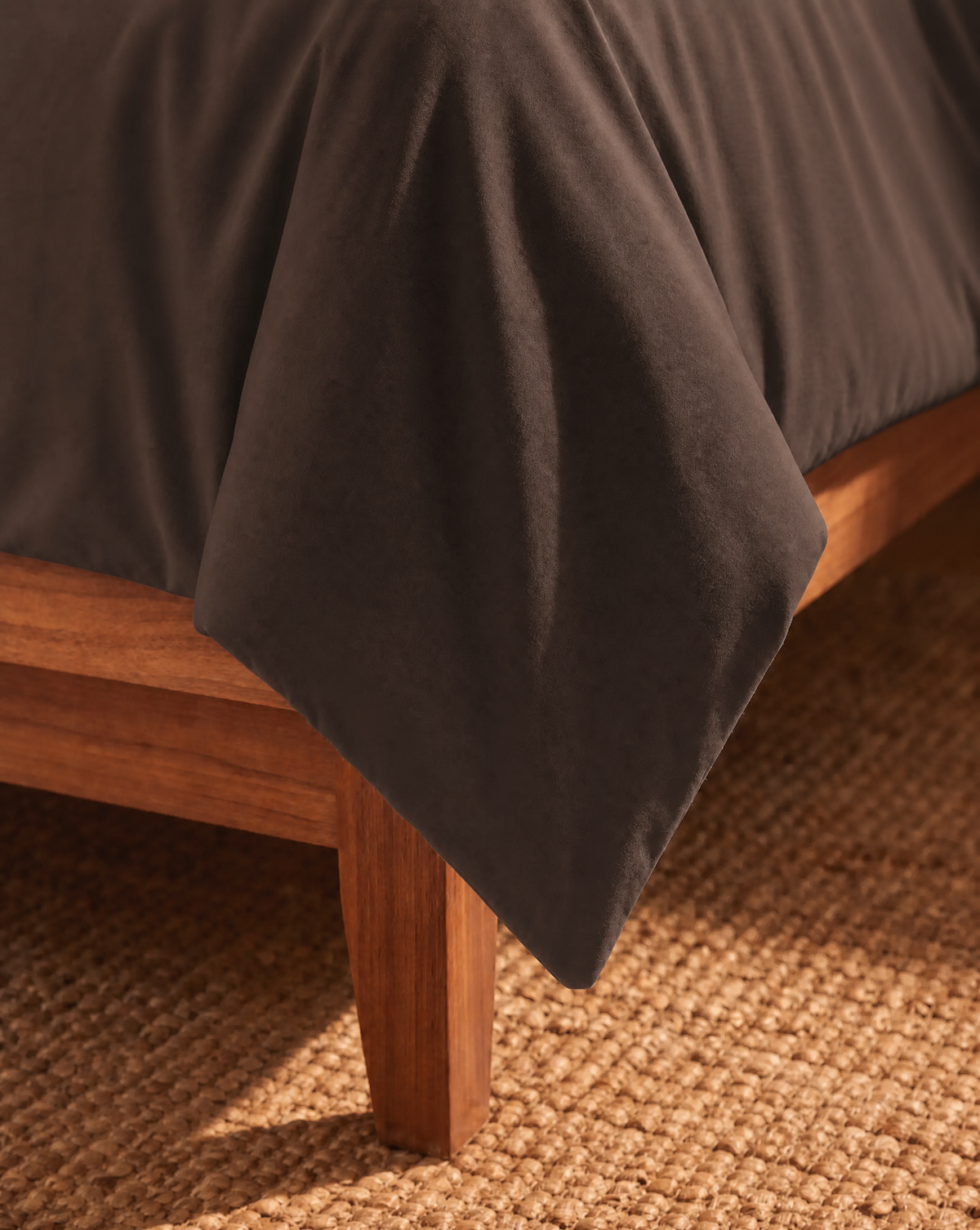 Zelesta Comfort Duo Nahtlose Bettdecke - Taupe & Braun
