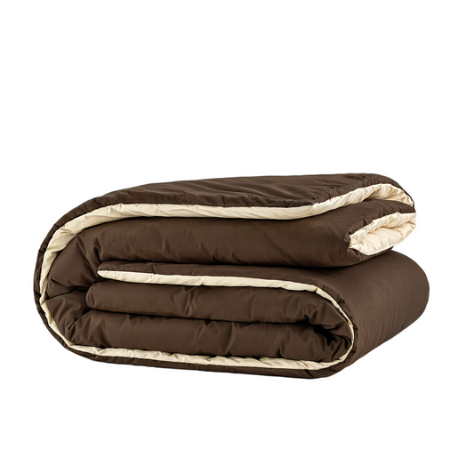 Zelesta Comfort Duo Seamless Duvet - Taupe & Brown