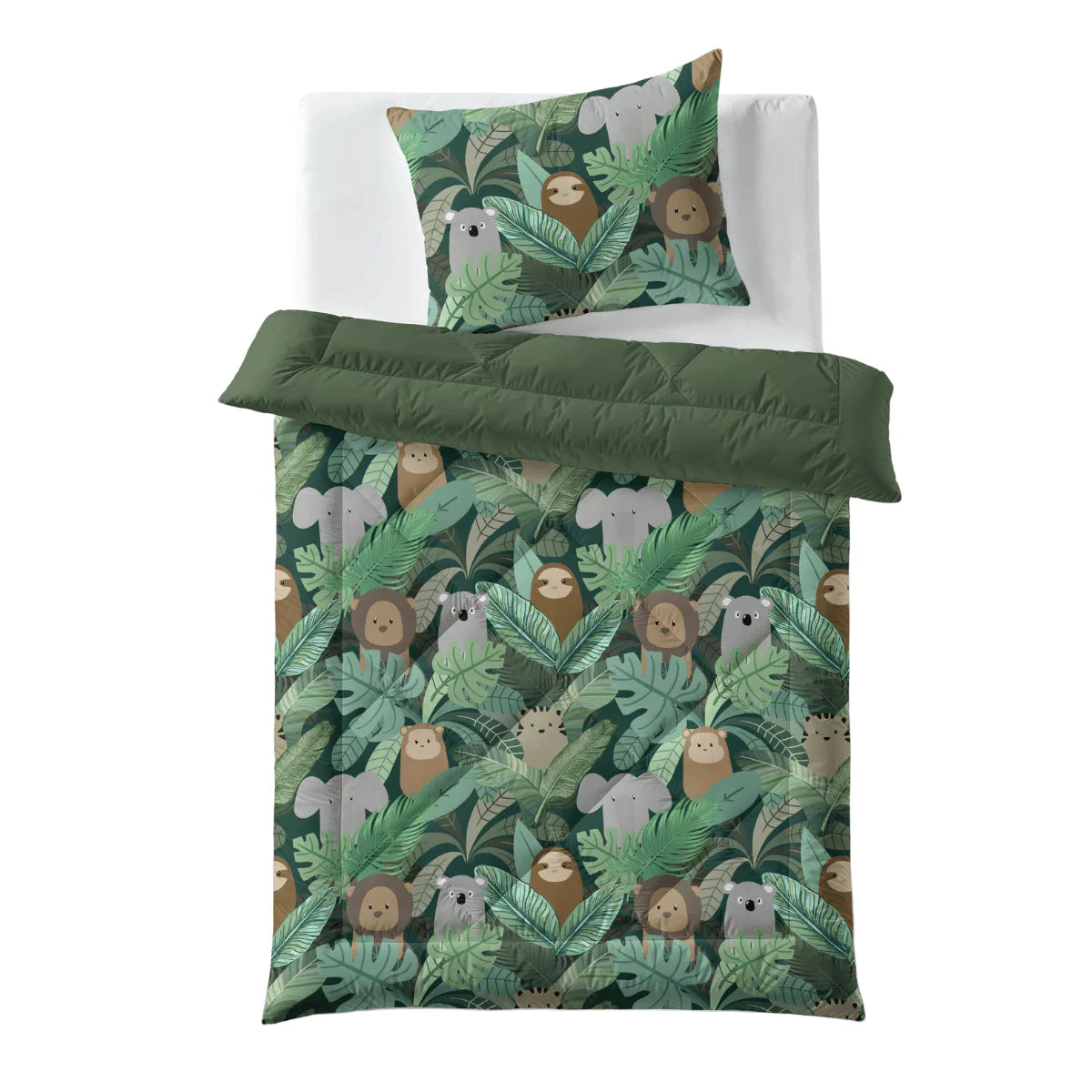 Zelesta Comfort Kids Bettdecke - Dschungel-Fantasie
