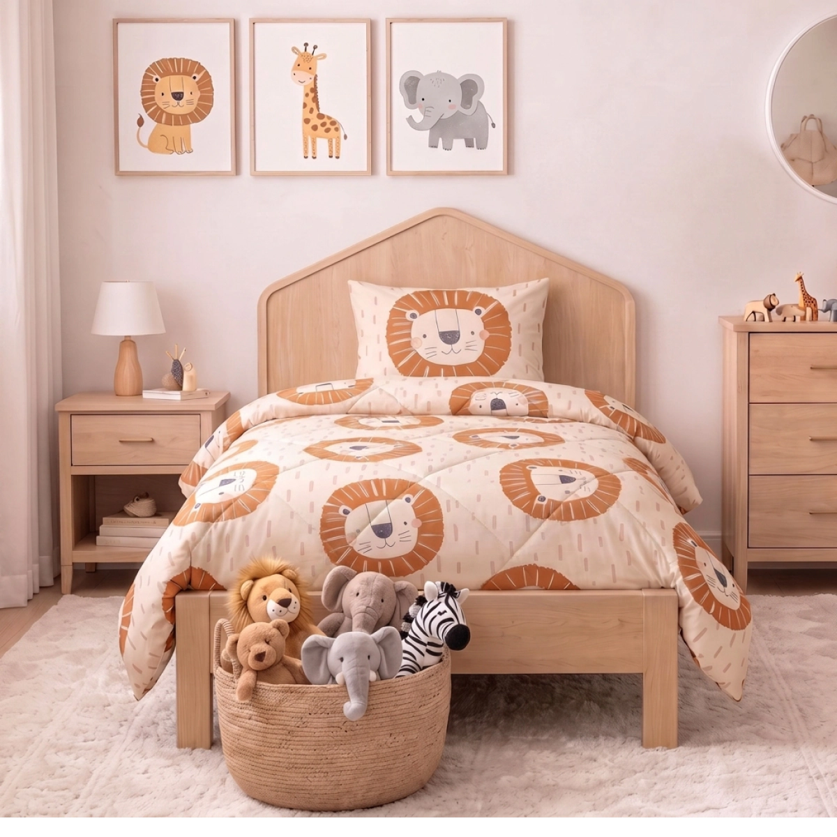 Zelesta Comfort Kids Bettdecke - Glücklicher Löwe