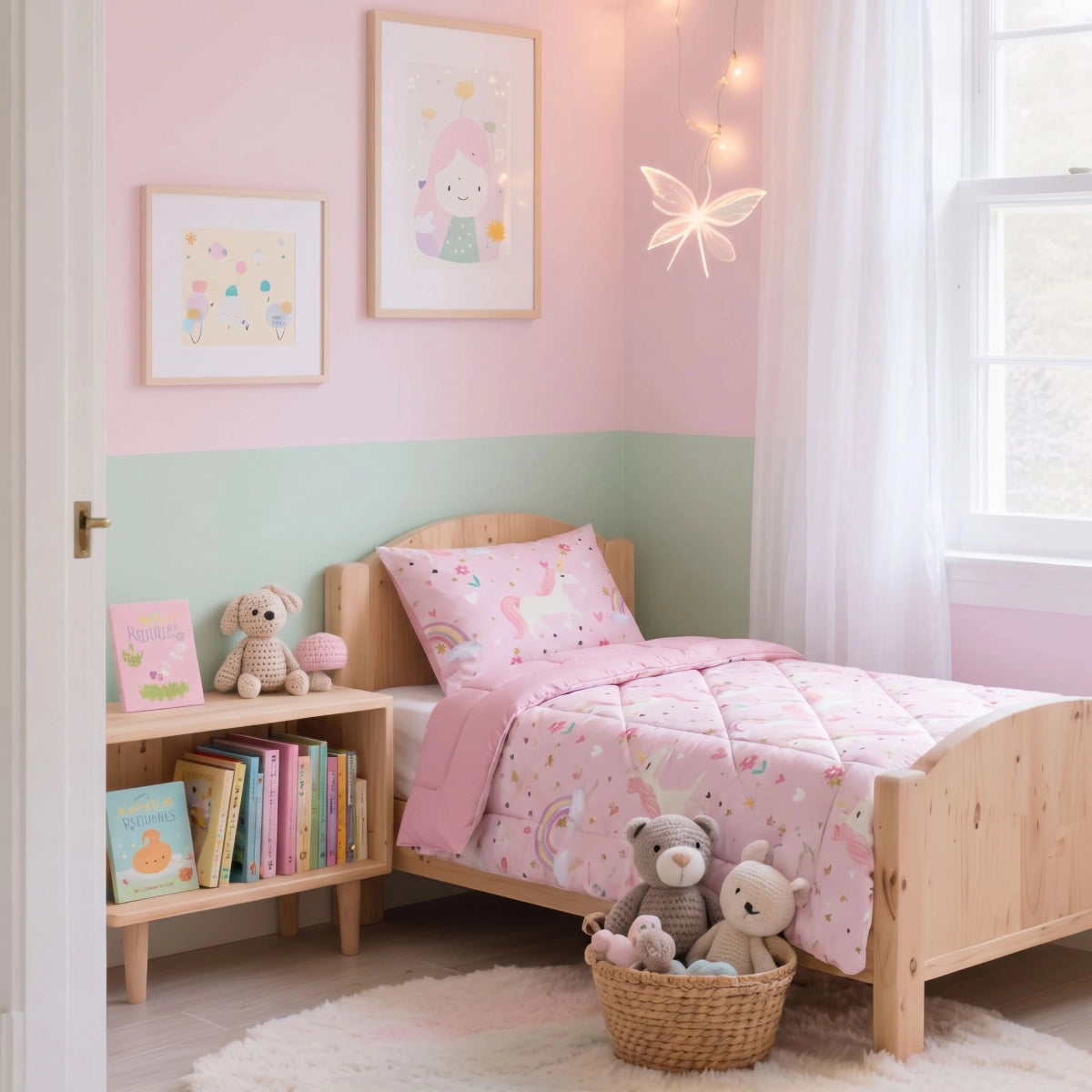 Zelesta Comfort Kids Bettdecke - Regenbogen-Einhorn