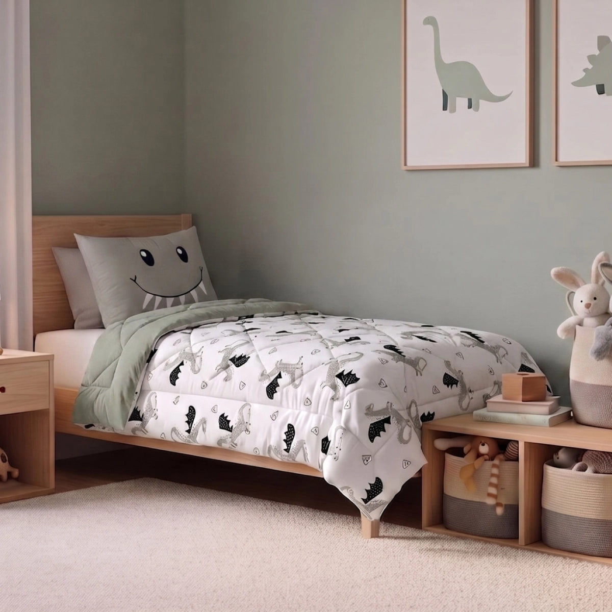 Zelesta Comfort Kids Bettdecke - Lächelnder Drache