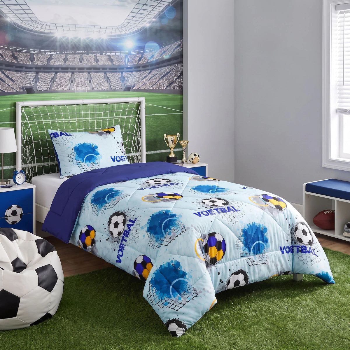 Zelesta Comfort Kids Bettdecke - Fußballtraum