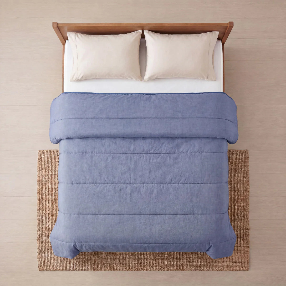 Zelesta Comfort Structure Couette d'Été - Denim