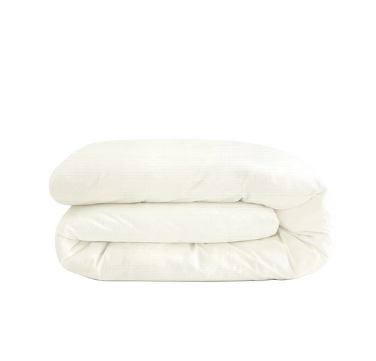 Zelesta Pure Uni Nahtlose Bettdecke aus Baumwolle - Cloud Dancer