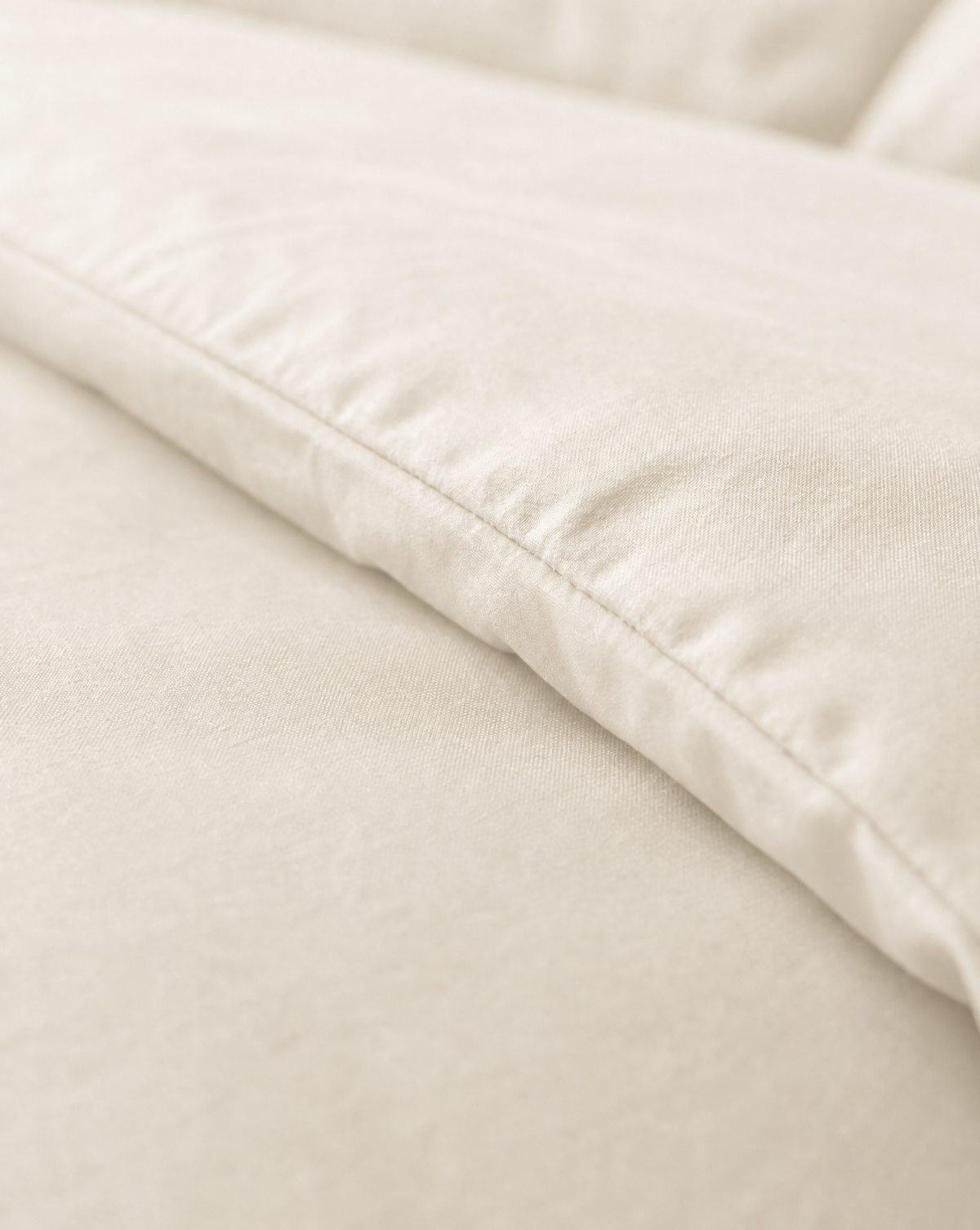 Zelesta Pure Uni Nahtlose Bettdecke aus Baumwolle - Cloud Dancer
