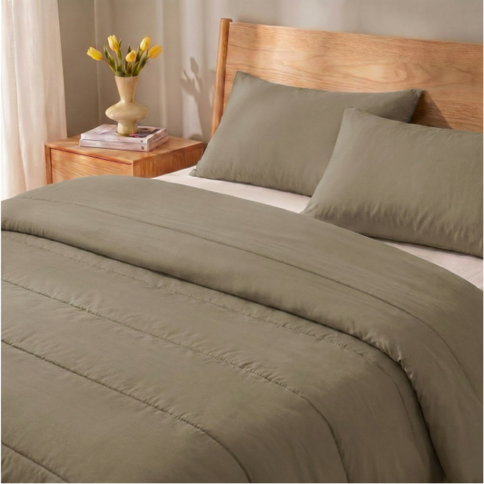 Couette d'été Zelesta Comfort Uni - Taupe naturel