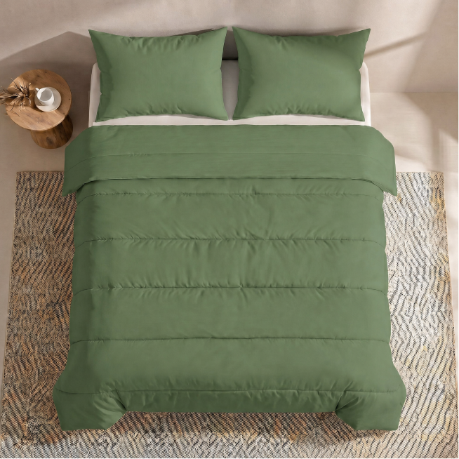 Couette d'été Zelesta Comfort Uni - Vert Sauge
